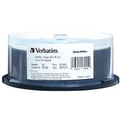 New verbatim datalifeplus bd-r dl media - 50 gb - 25...
