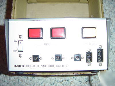 Robyn pr-12 heavy duty regulated 12V dc power supply