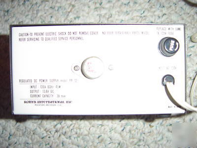 Robyn pr-12 heavy duty regulated 12V dc power supply