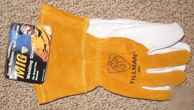 Tillman goatskin / cowhide mig welding gloves 48 large