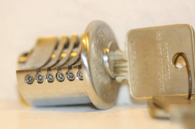 Medeco pin-tumbler cutaway - rare