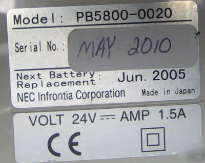 Nec quiznos pos cash register with printer 9390