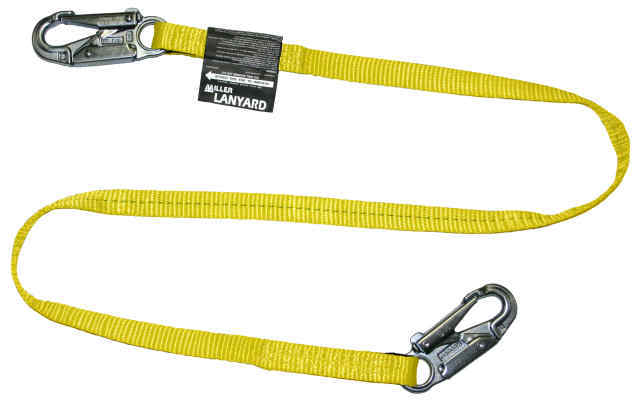 New miller 213WLS/6FTYL 6FT lanyard 2 locking snaps 