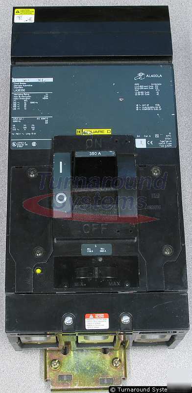 New square d LA36350 circuit breaker, 350 amp, 600 v, 