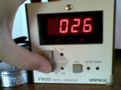 Tws load cell dcd-1T & F500 unipulse digital indicator