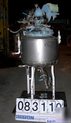 Used: pfaudler glass lined reactor, 20 gallon. 18