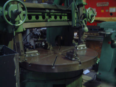 Niles bement pond co. vertical lathe/ boring mill 72