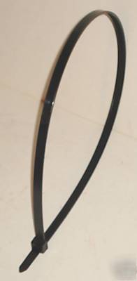 24â€ hd nylon cable tie black 175LB capacity 500P