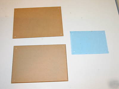 32 pieces asst. clear plexiglass photo crafts plaques