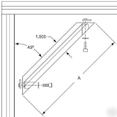 8020 t slot aluminum 45 degree support 15 s 2555 n