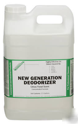 Carpet, upholstery & automotive deodorizer. 5 gallons 