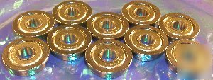 10 flanged ball bearing F608 zz z 2Z 8MM shielded