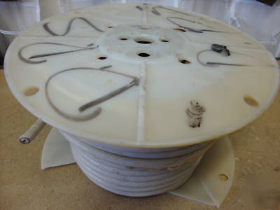 3/8 diameter copper shielded coax spool of radio cable 