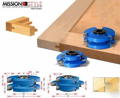 Amana tool shaker stile & rail shaper cutters #SC556