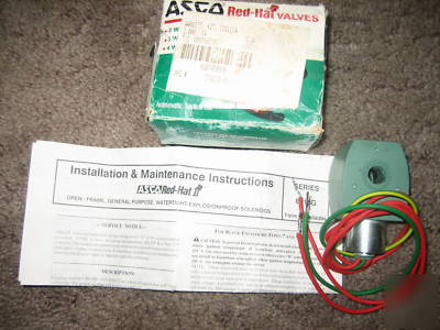 Asco red hat solenoid 238210-005D - 24 vac 