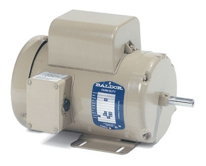 Baldor electric motor farm duty tefc 2 hp 1 ph 1725 rpm