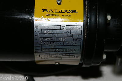 Baldor motor GP233021 180 vdc 1750 rpm .42 amps 1/14 hp