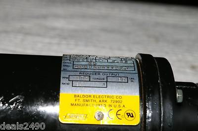 Baldor motor GP233021 180 vdc 1750 rpm .42 amps 1/14 hp
