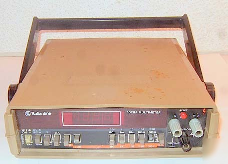 Ballantine 3028A digital multimeter parts or repair
