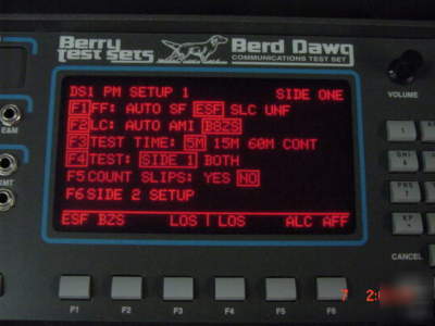 Berry communications test set bts-1000 
