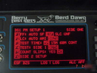 Berry communications test set bts-1000 