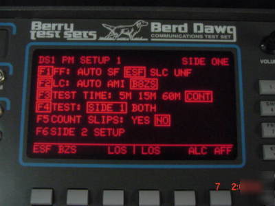 Berry communications test set bts-1000 