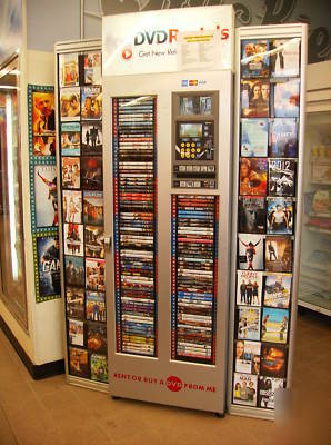 Dvd movie rental kiosk