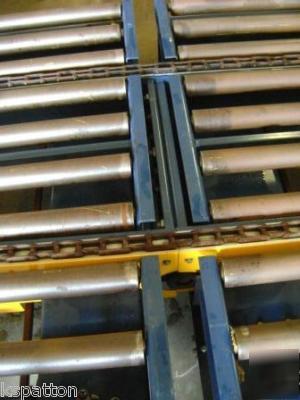 Hytrol pallet jump transfer conveyor powered roller