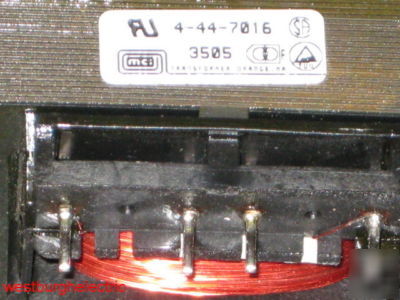 Mci pc mount transformer 4-44-7016 30VA 8/16V ct nnb