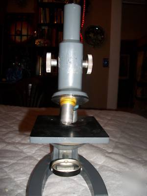Microscope very heavy professional ing could be old