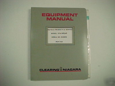 Niagara 8' 10 ga power squaring shear power backgauge
