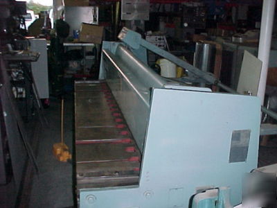 Niagara 8' 10 ga power squaring shear power backgauge