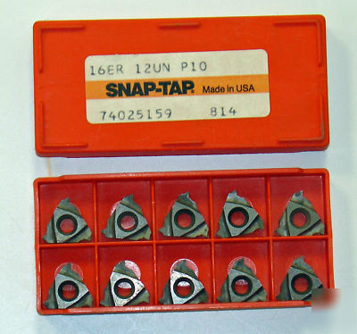 Seco carboloy 16ER12UN P10 carbide threading insert