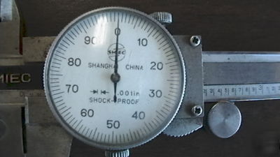 Smiec 8â€ dial caliper shanghai china .001â€ stainless