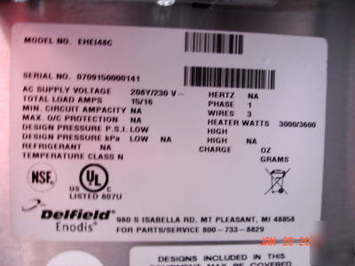 Steam table / hot food table / electric warming table 