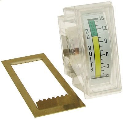 12V/12 volt dc battery cond. indicator meter/gauge #147