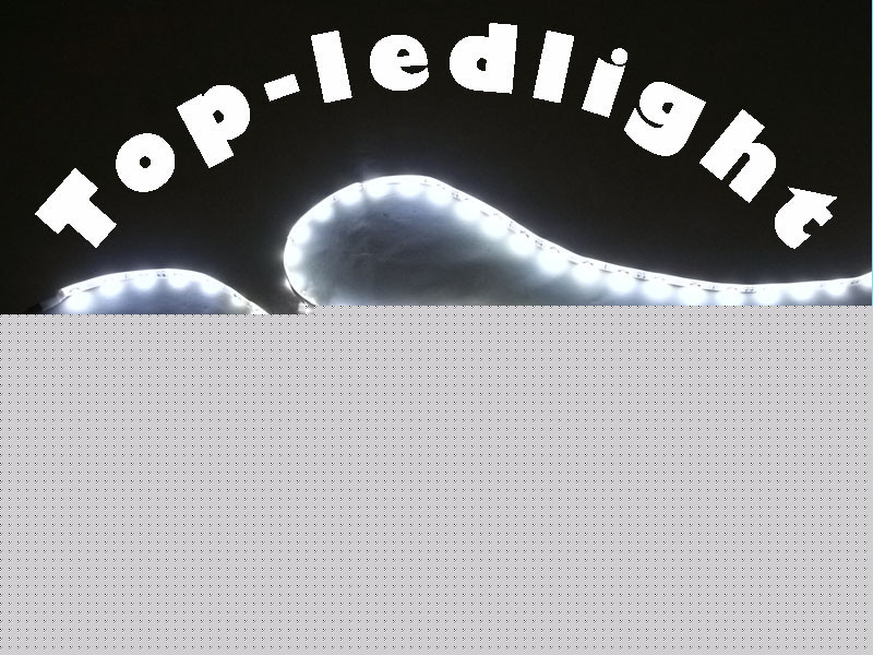 1M white side view/floor smd waterproof led light strip