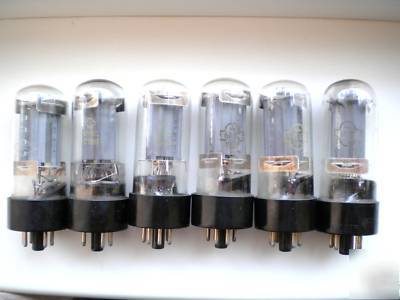 6P3S = 6L6GT = 6L6GC = 5881 tetrode tudes lot of 6 