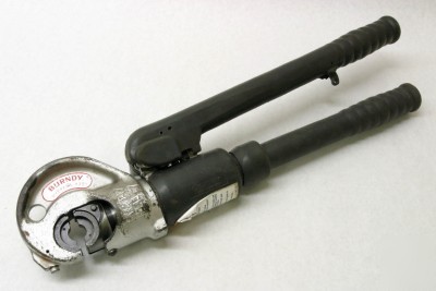 Burndy Y35 hypress crimper with 18 dies