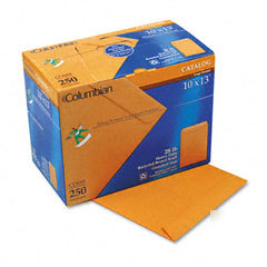 Columbian open end envelope plain 10X13250 box brown