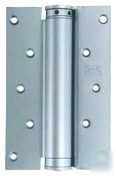 Groom/liobex single action spring hinge 100MM matt silv