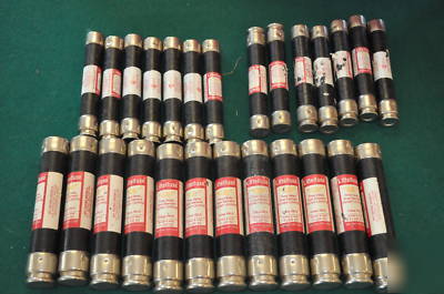 Lot of 26 fuses;littelfuse slo-blo fuse; FLSR50, FLSR20