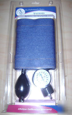 New prestige manual blood pressure cuff ~ denim~