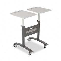 Quartet double arm lcd projectorlaptop cart