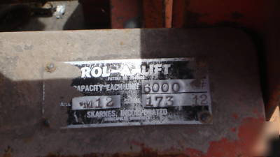 Rol a lift M12 material handling system
