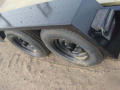 Torflex trailer axles, 1 pair complete with brakes