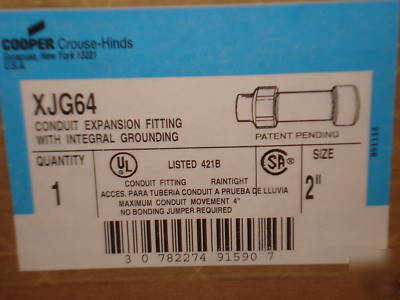 XJG64 crouse-hinds conduit expansion coupling 