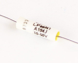 .1MFD 50V metallized polycarbonate film capacitor .1UF 