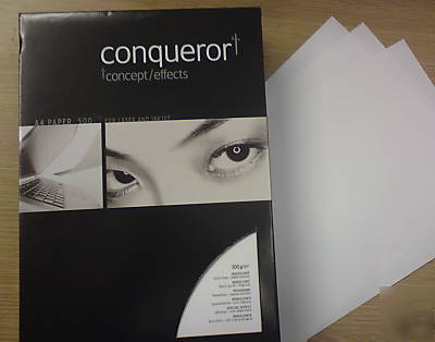 A4 white paper silica blue conqueror 100G 25SHEETS 