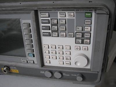 Agilent esa-L1500A/E4411A spectrum analyzer - working